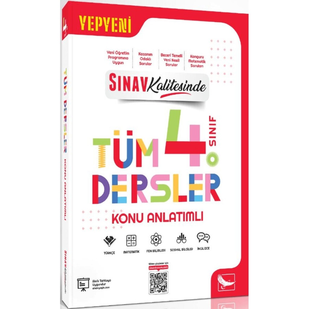 Sınav Kalitesinde 4. Sınıf Tüm Dersler Konu Anlatımlı / Kolektif / Sınav Yayınları / 9786256193376 Diğer Fiyatı