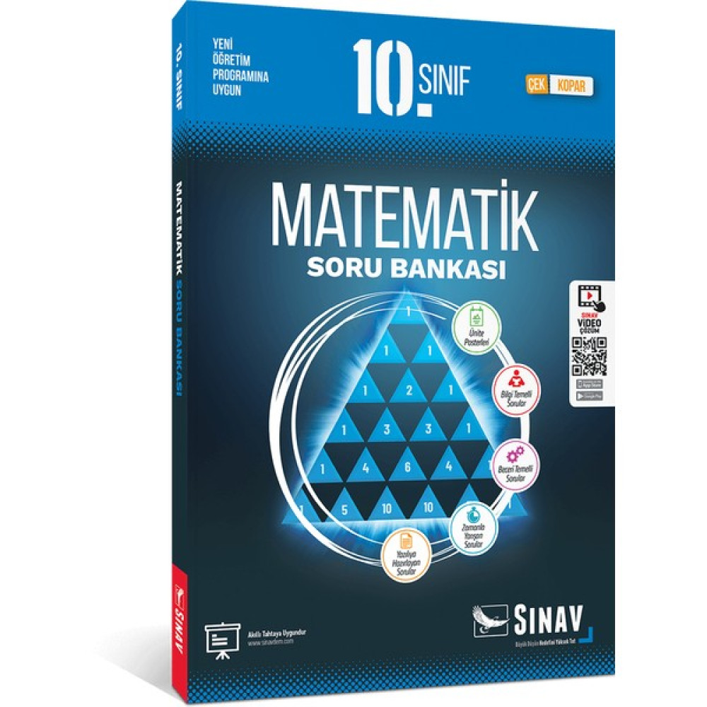 Sınav Yayınları 10. Sınıf Matematik Soru Bankası Kaynak Kitapları Fiyatı