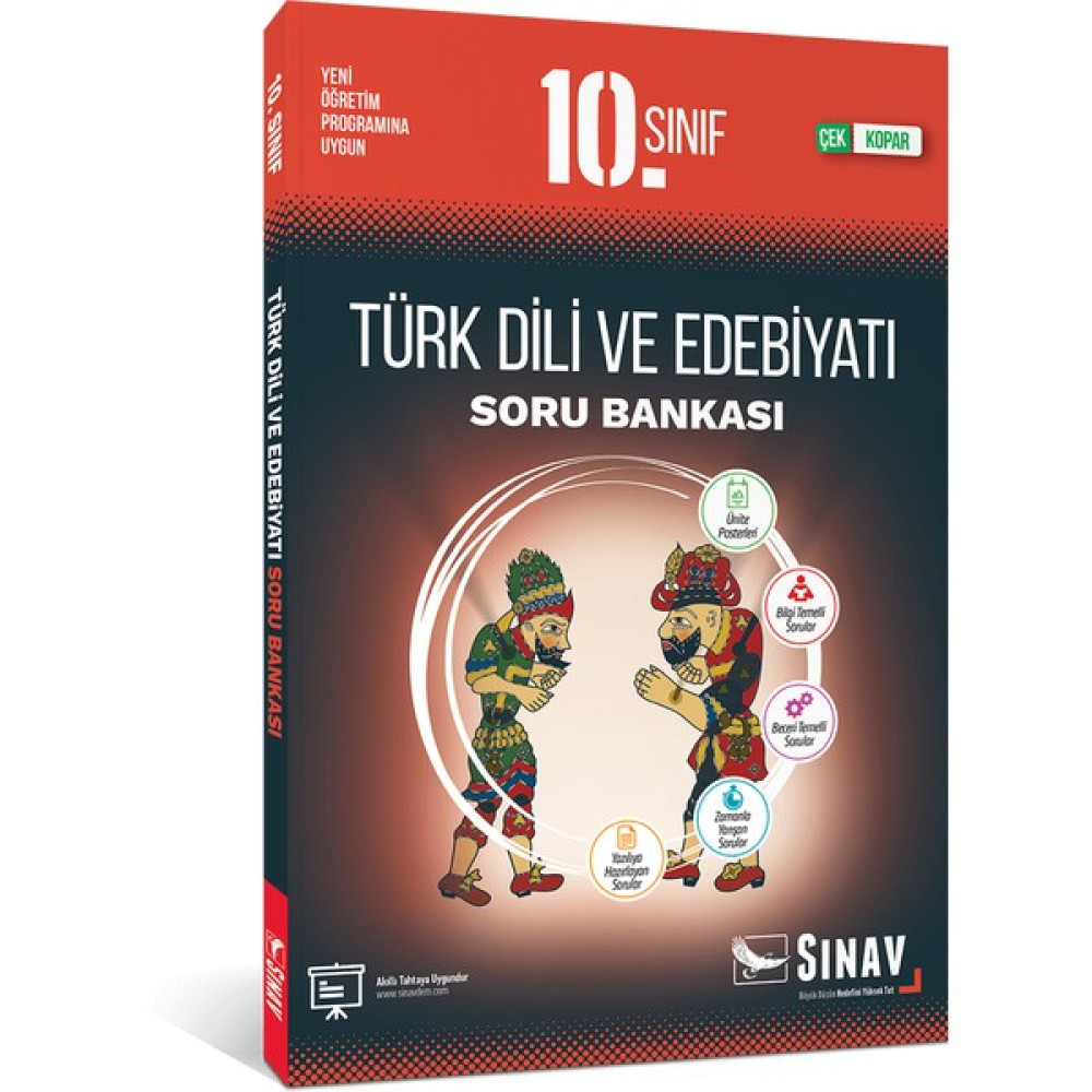 Sınav Yayınları 10. Sınıf Türk Dili ve Edebiyatı Soru Bankası Kaynak Kitapları Fiyatı