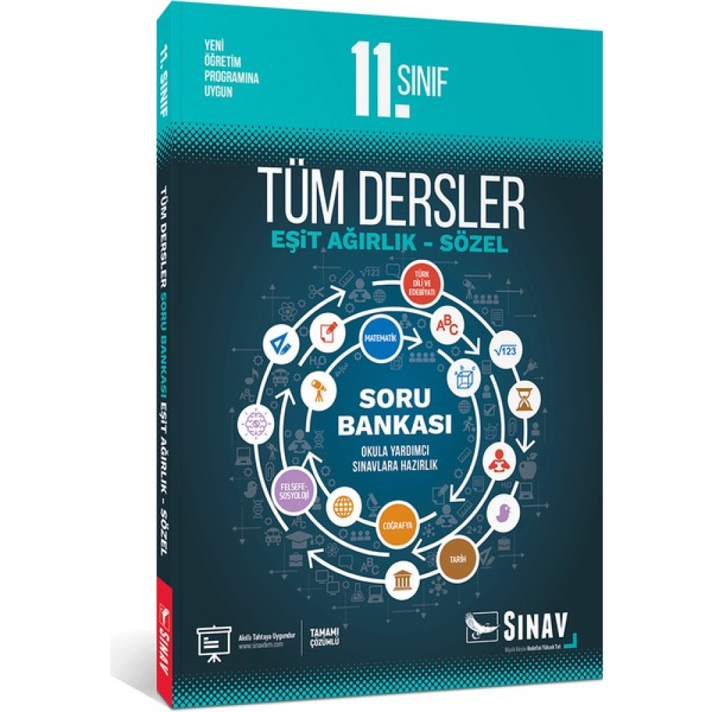 Sınav Yayınları 11. Sınıf Tüm Dersler Eşit Ağırlık Sözel Soru Bankası Tüm Dersler Fiyatı