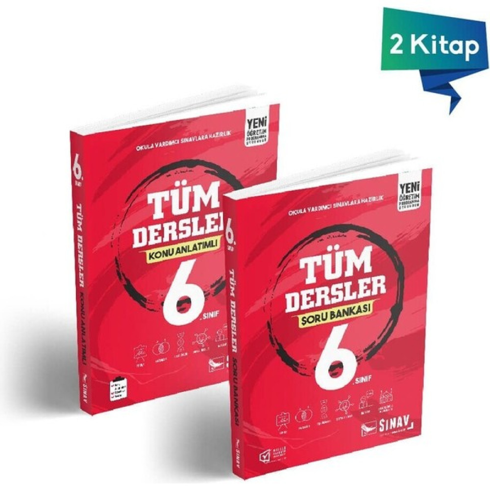 Sınav Yayınları 6. Sınıf Tüm Dersler Kazandıran Set Kaynak Kitapları Fiyatı