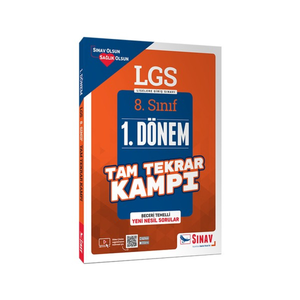 Sınav Yayınları 8. Sınıf Lgs 1. Dönem Çözümlü Tam Tekrar Kampı Tüm Dersler Fiyatı