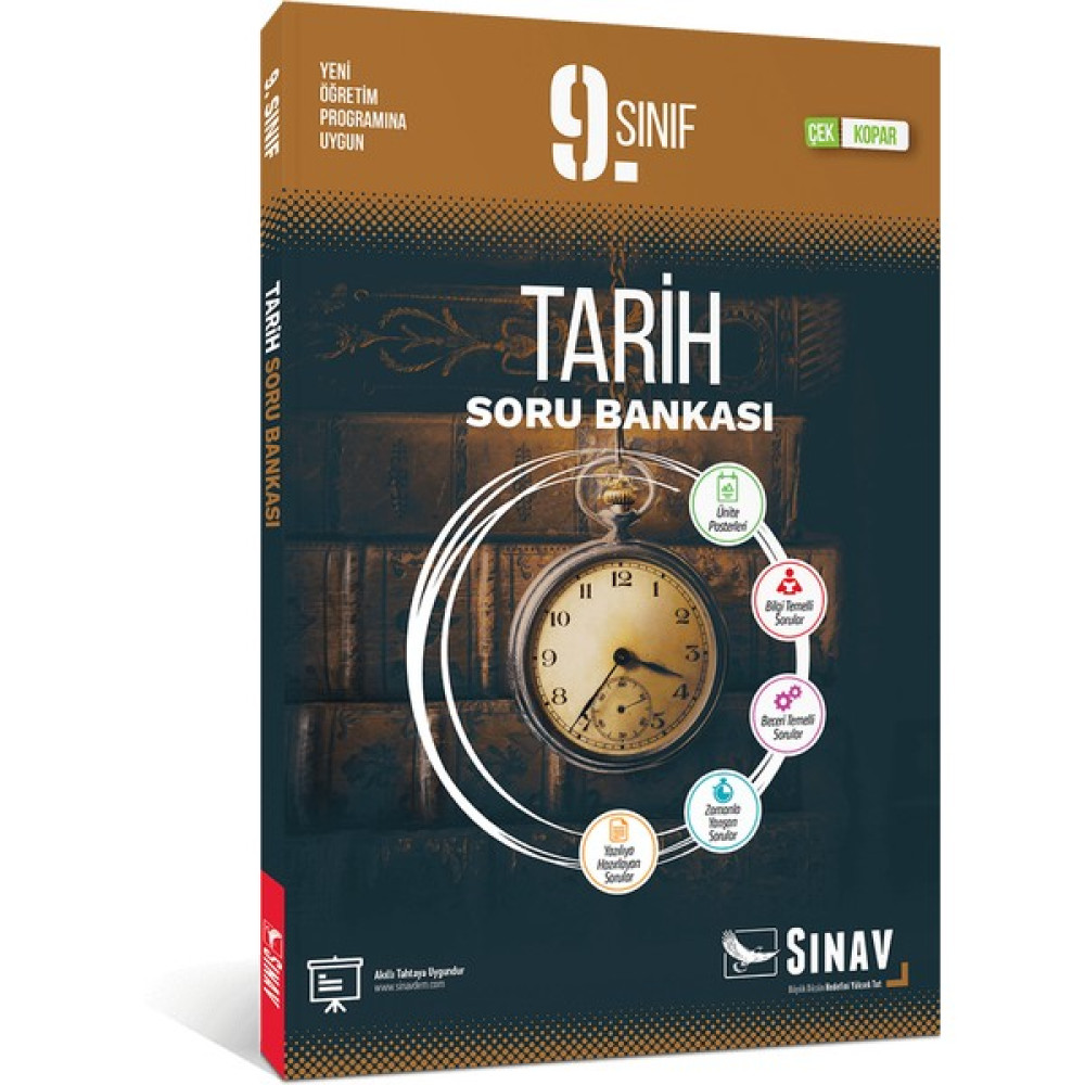 Sınav Yayınları 9. Sınıf Tarih Soru Bankası Kaynak Kitapları Fiyatı