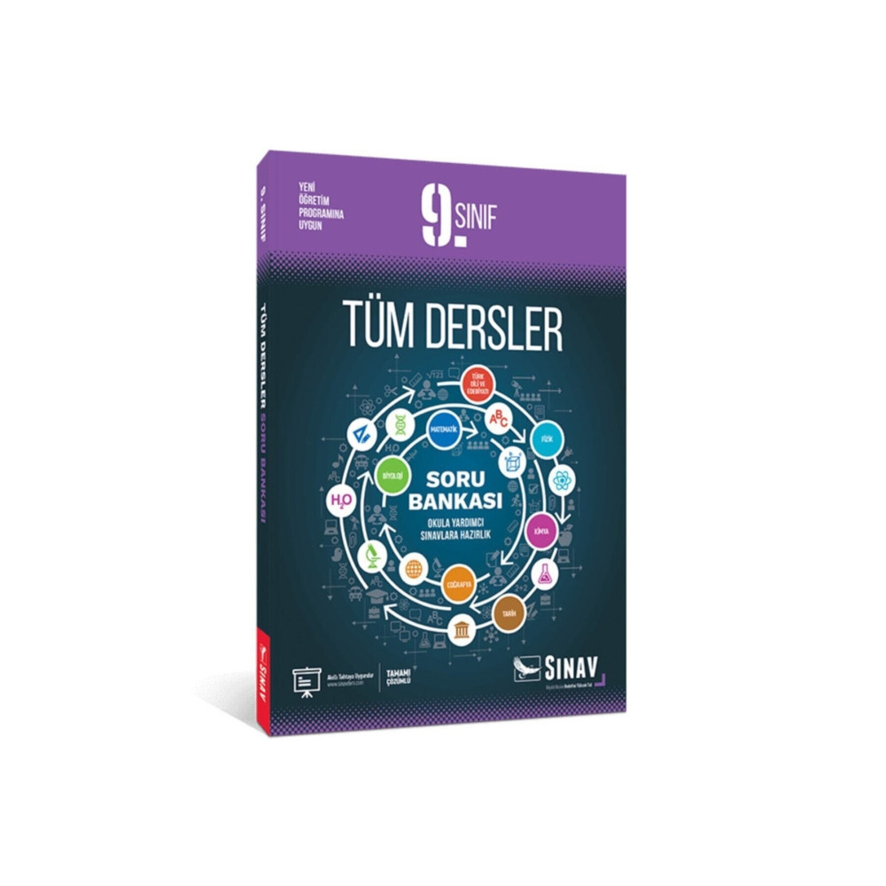 Sınav Yayınları Sınav 9. Sınıf Tüm Dersler Çözümlü Soru Bankası Sınav Dergisi Yayınları Yardımcı Kitaplar Fiyatı