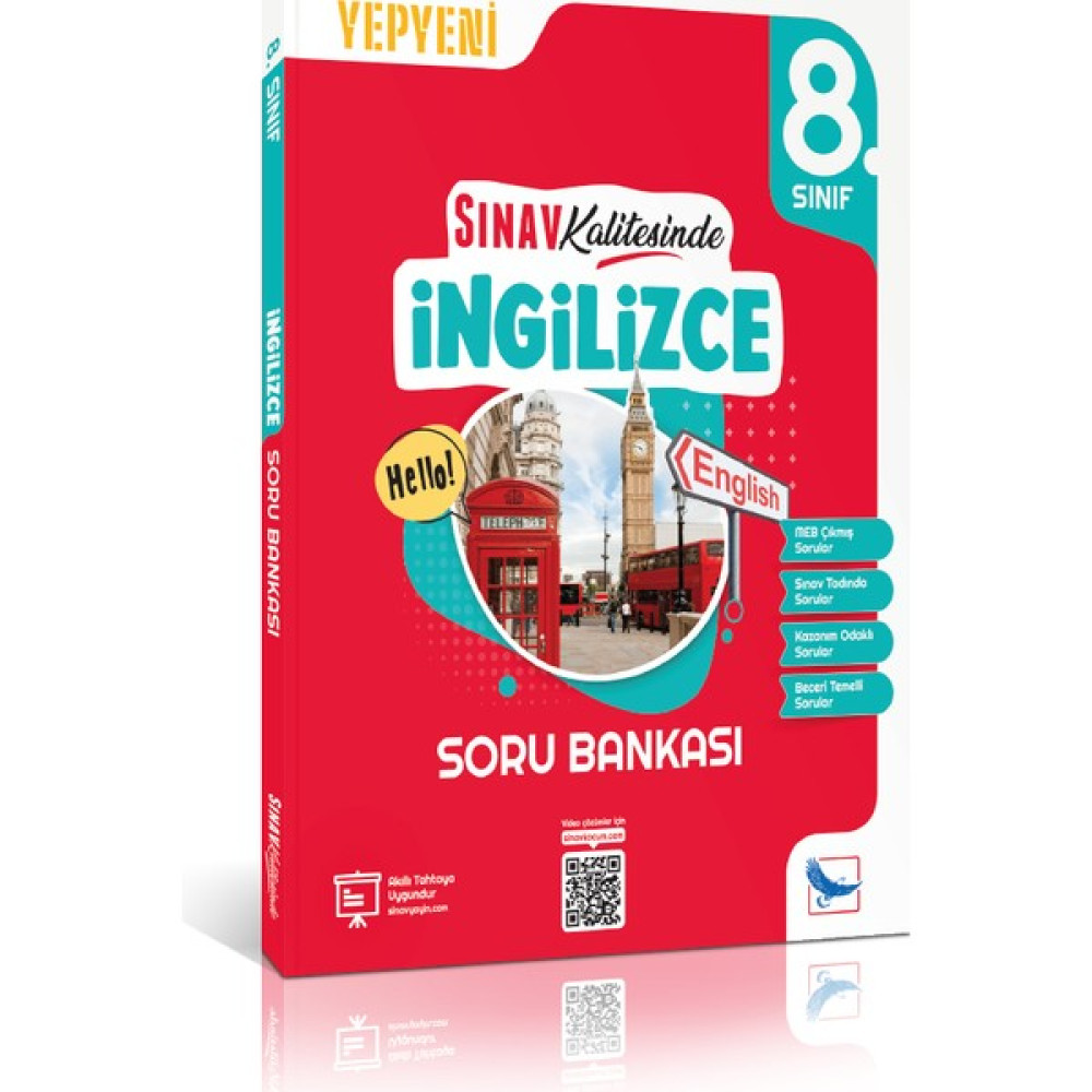Sınav Yayınları Sınav Kalitesinde 8. Sınıf LGS İngilizce Soru Bankası Ders Sınav Kitapları Fiyatı