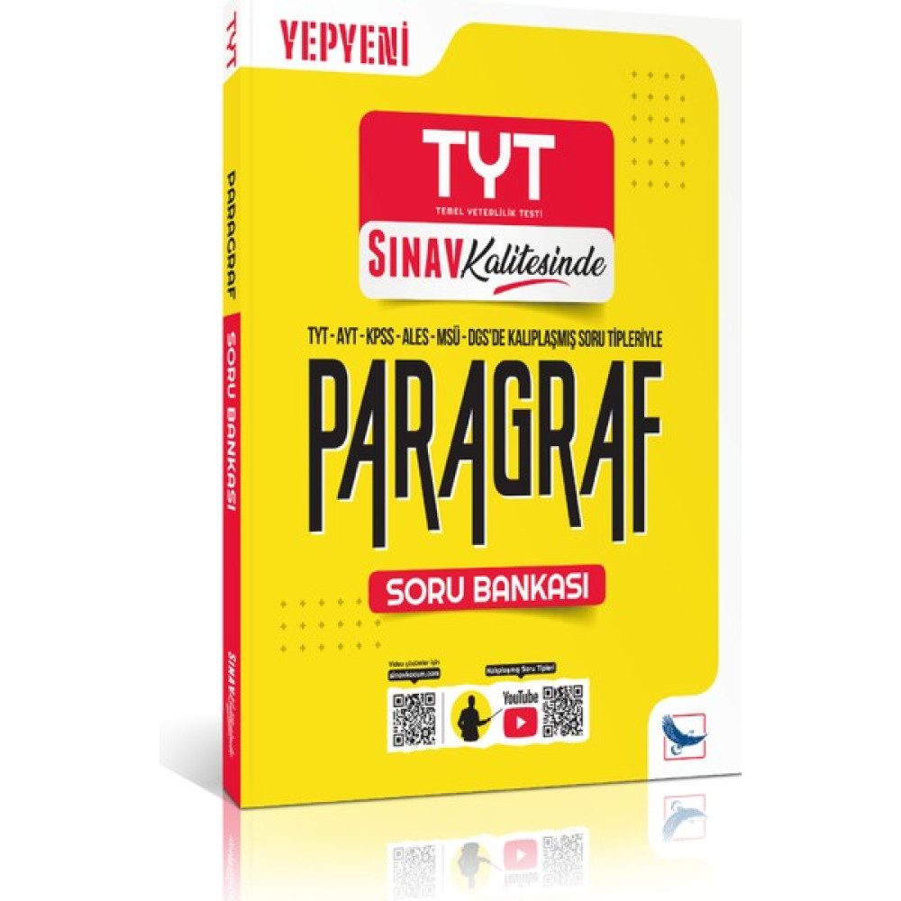 Sınav Yayınları Sınav Kalitesinde TYT-AYT-KPSS-ALES-MSÜ-DGS Paragraf Soru Bankası Temel Yeterlilik Testi (TYT) Fiyatı