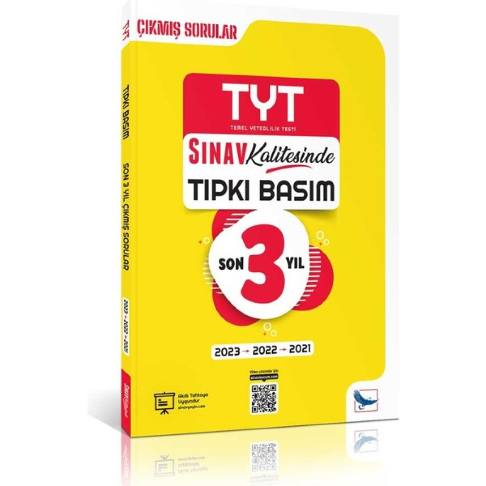 Sınav Yayınları Sınav Kalitesinde TYT Son 3 Yıl Tıpkı Basım Çıkmış Soru ve Çözümleri 2021 - 2023 Tüm Dersler Fiyatı