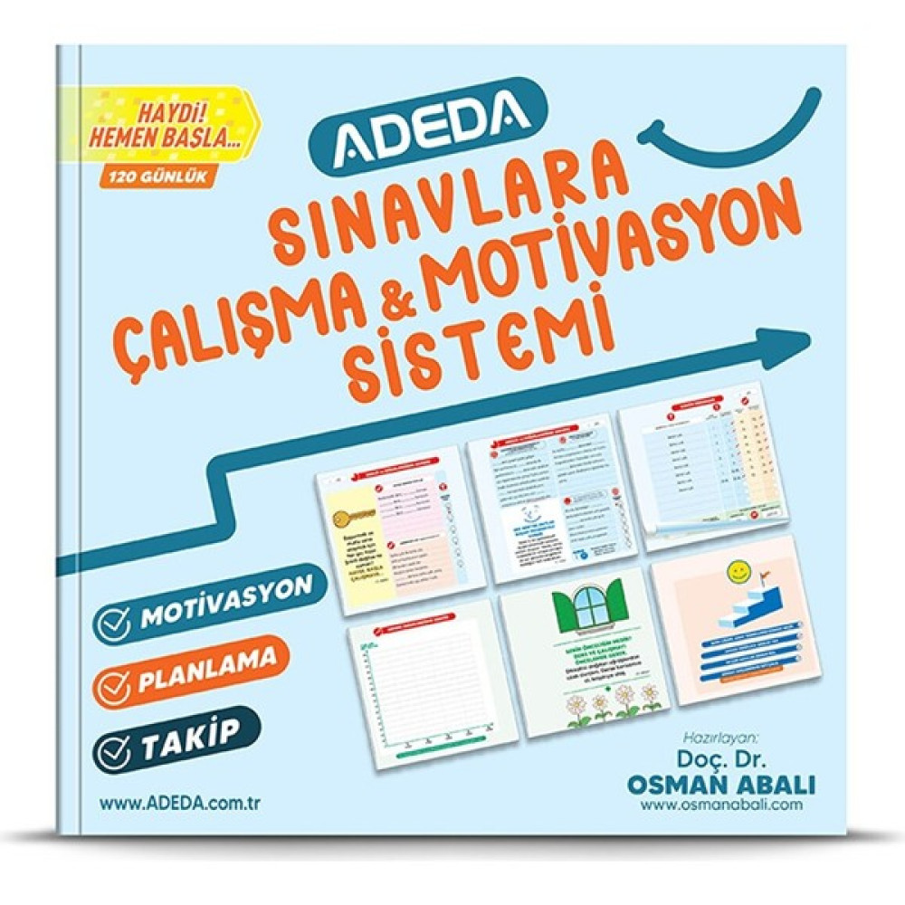 Sınavlara Çalışma ve Motivasyon Sistemi - Osman Abalı Zihinsel Gelişim Kitapları Fiyatı