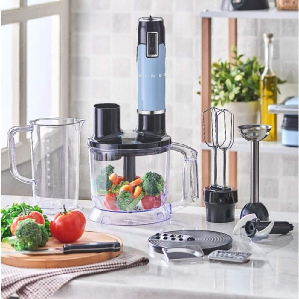 Sinbo SHB-3178 1000 W El Blender Seti Mavi Blenderler Fiyatı