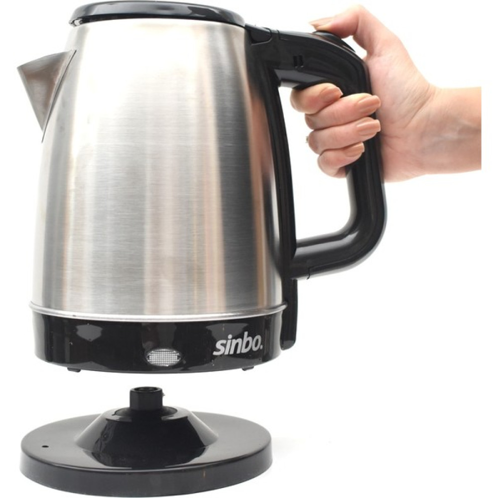 Sinbo SK-8015 Kablosuz Su Isıtıcı Paslanmaz Çelik Kettle Krom - Inox Su Isıtıcıları / Kettle Fiyatı