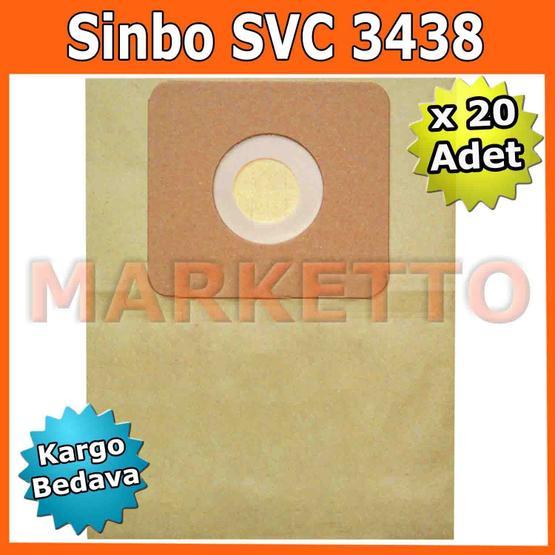 Sinbo SVC 3438 Süpürge Kağıt Toz Torbası 20 Adet