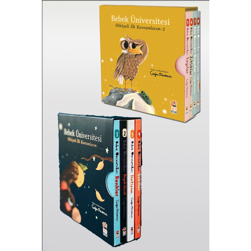 Sincap Kitap Bebek Üniversitesi 2 Set Bir Arada - 8 Kitap Çocuk Öykü Fiyatı