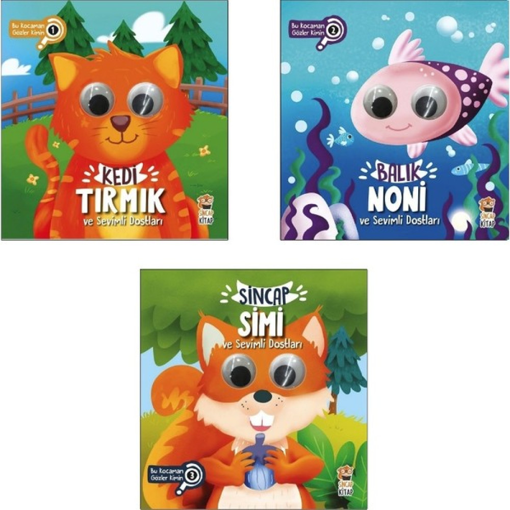 Sincap Kitap Bu Kocaman Gözler Kimin 3 Kitap Set - 1 Zeka Geliştirici Kitaplar Fiyatı
