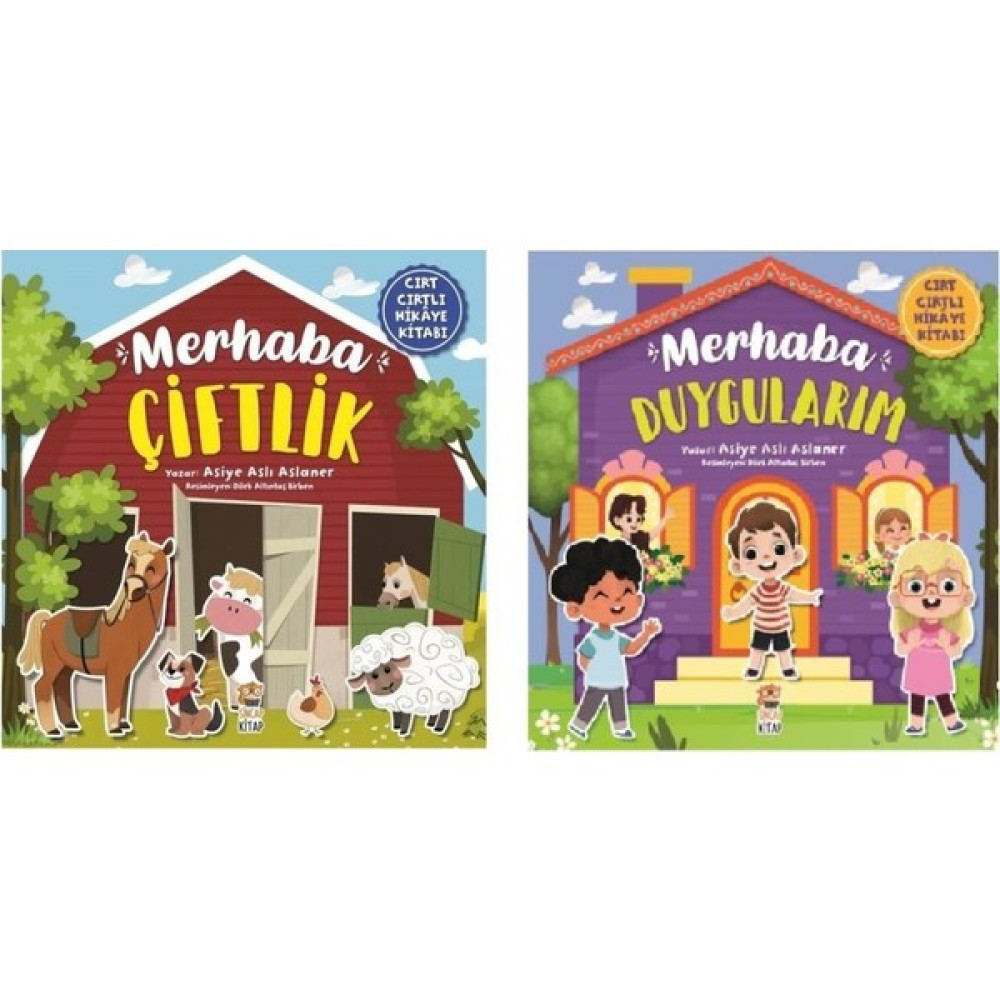Sincap Kitap Cırt Cırtlı Hikaye Kitabı Seti Merhaba Duygularım ve Merhaba Çiftlik Çocuk Öykü Fiyatı