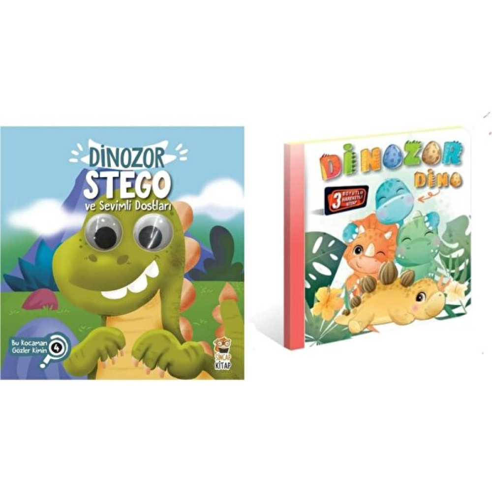 Sincap Kitap Dinozor Stego ve Sevimli Dostları ve 3 Boyutlu Dinozor Dino Çocuk Masal Fiyatı