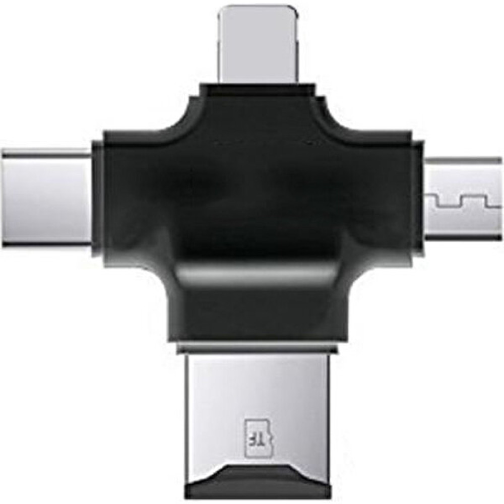Sincap Lightning Micro USB Type-C Tf 4'lü Kart Okuyucu Reader - Siyah Telefon Yedek Parça Fiyatı