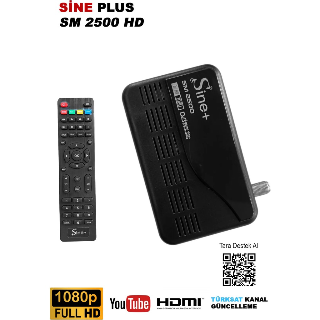 Sine Plus SM2500 Hd Uydu Alıcısı Diğer Fiyatı