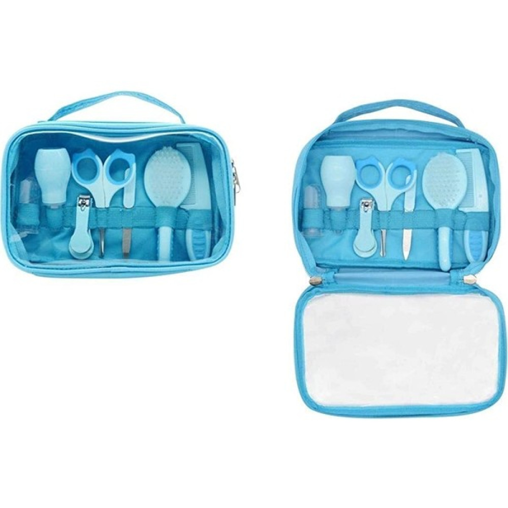 Sinerji Shop Babyjem 8681049216151 7'li Bakım Seti Mavi, Çok Renkli Bebek Bakım Seti Fiyatı