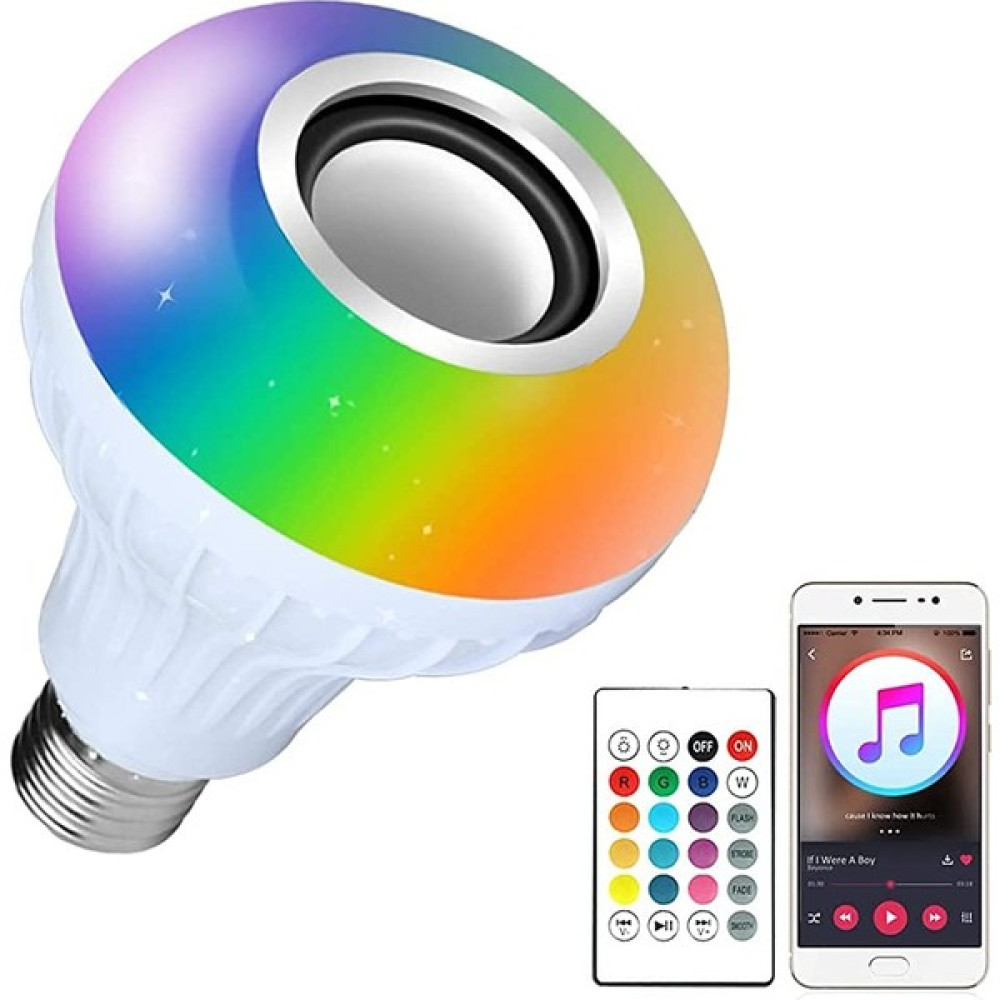 Sinerji Shop Bluetooth Hoparlör Rgb LED Lamba Uzaktan Kumandalı Ampul Led Aydınlatmalar Fiyatı