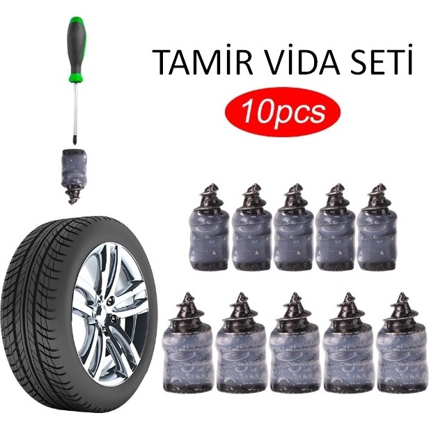 Sinerji Shop Lastik Tamir Kiti Kauçuk Vida Seti Diğer Fiyatı