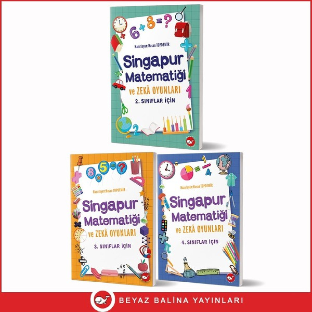 Singapur Matematiği ve Zeka Oyunları Seti - Hasan Toptemir Zihinsel Gelişim Kitapları Fiyatı