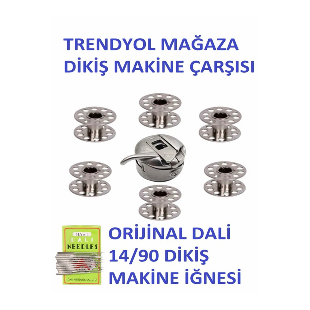 SİNGER Ev Tipi Aile Dikiş Makinesi Mekik 6 Adet Masura-10 Adet Dali 14 Numara Iğne Dikiş Makinesi Aksesuarları Fiyatı