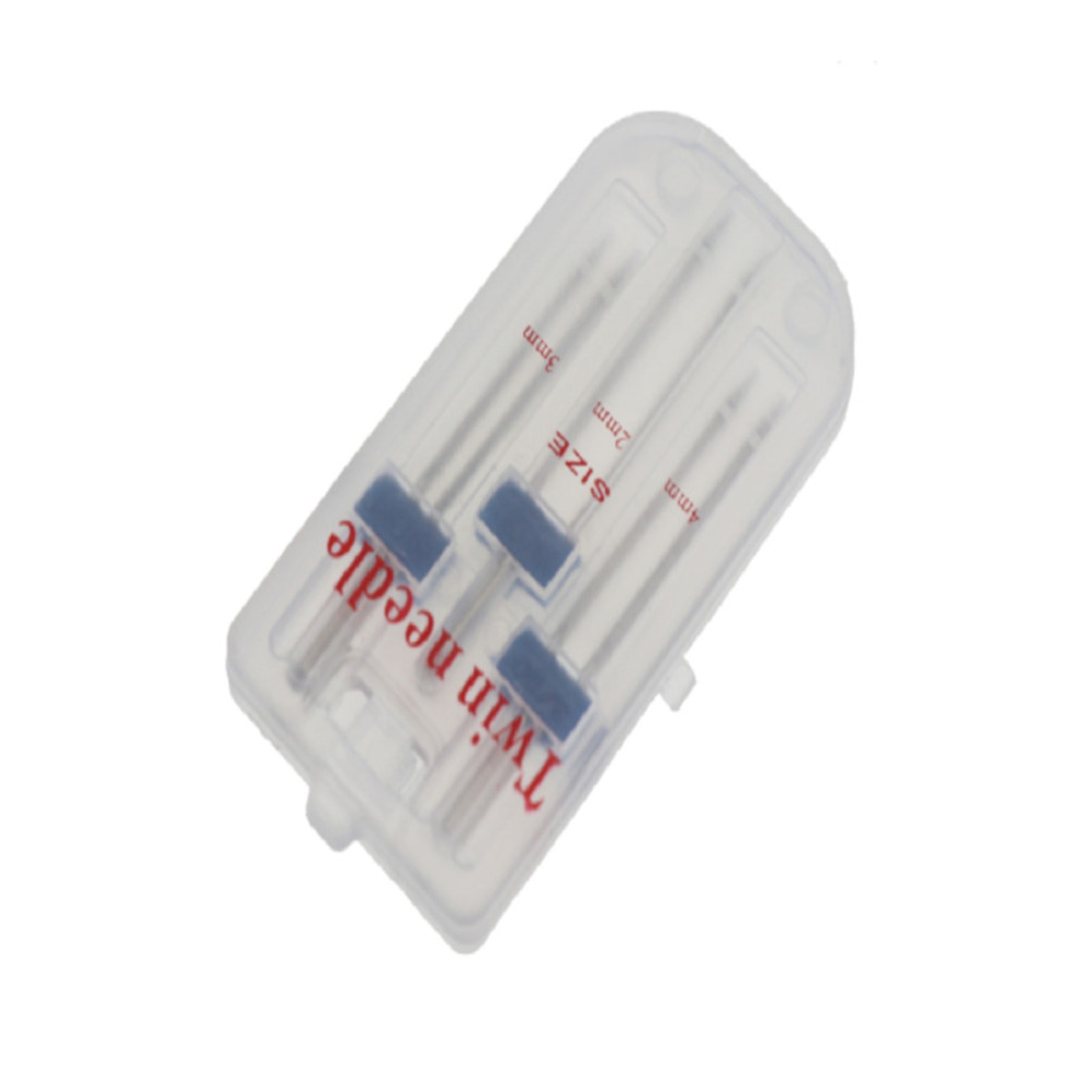 singer pfaff Dikiş Makine Zetina Bernina Janome Brother (2mm-3mm-4mm) Takım Çift Iğne Dikiş Makinesi Aksesuarları Fiyatı