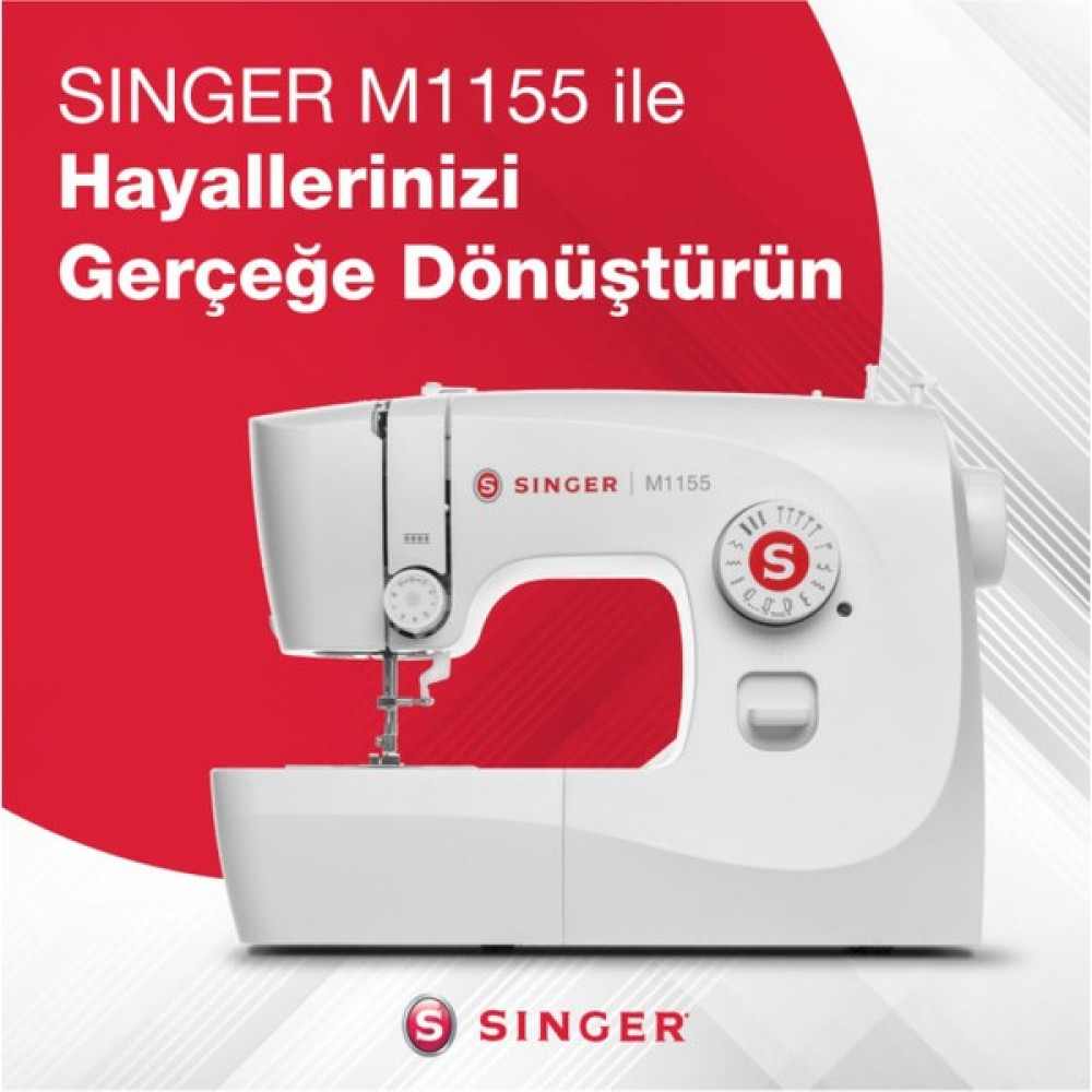 Singer Yeni Nesil M1155 Dikiş Makinesi - Beyaz Dikiş Makinesi Fiyatı