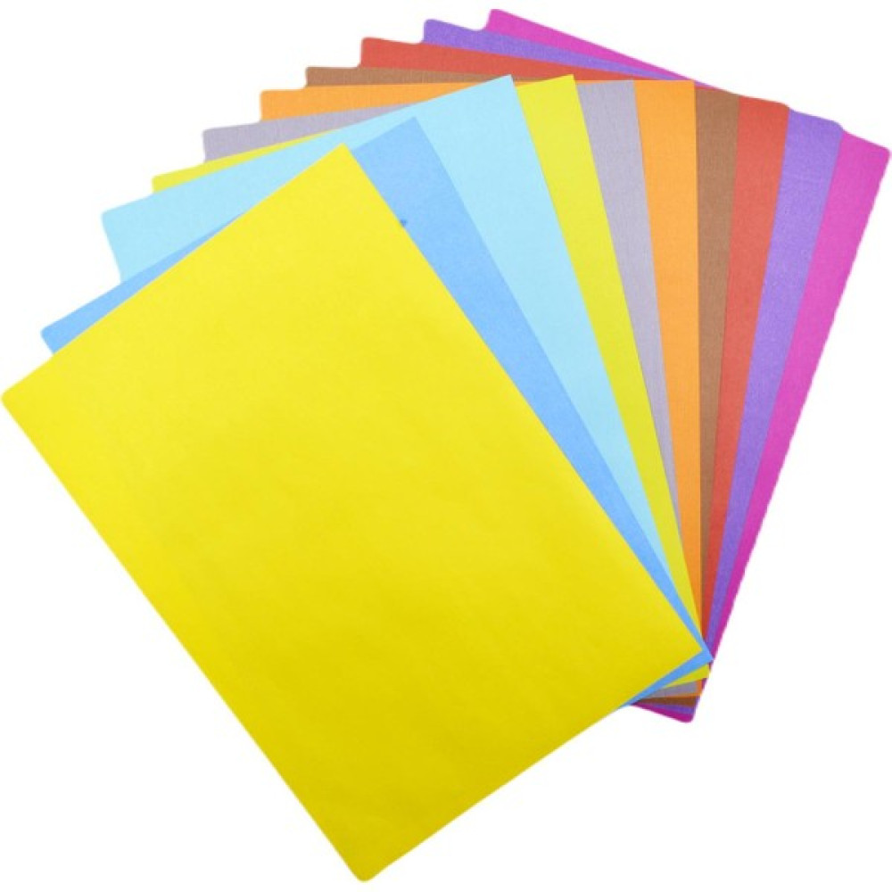 Single Color 24X34 10 Renk Fon Kartonu 1 Paket Elişi Kağıdı Fiyatı