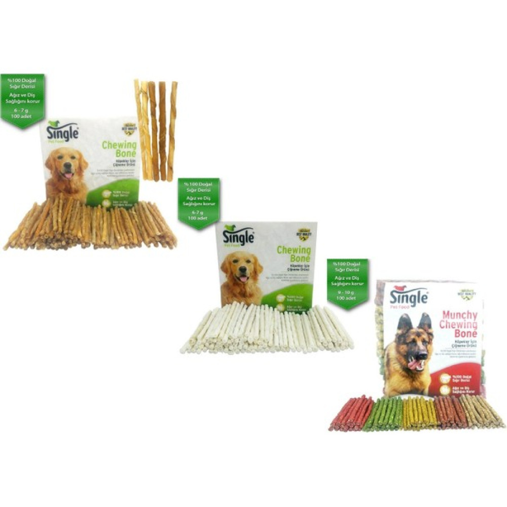 Single Kemik Burgu Çubuk Süper Karışık Paket Beyaz-Naturel-Munchy 12 cm 100 Lü (3 Adet) Oto Boyaları Fiyatı