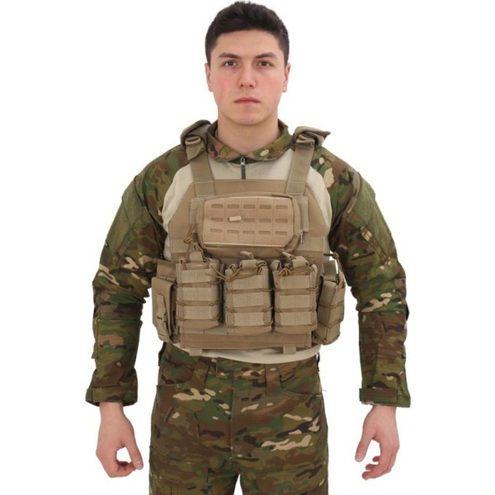 Single Sword Kasırga Tactical Balistik Plaka Takılabilen Açık Cepli Hücum Yeleği - Standart - Askeri Kamuflaj Oto Boyaları Fiyatı