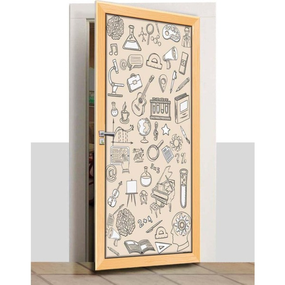 Sınıf Sepeti Kapı Giydirme - Farklı Desenler - K734 - 100 x 200 cm - Renkli Yapı Kimyasalları & Yapıştırıcılar Fiyatı