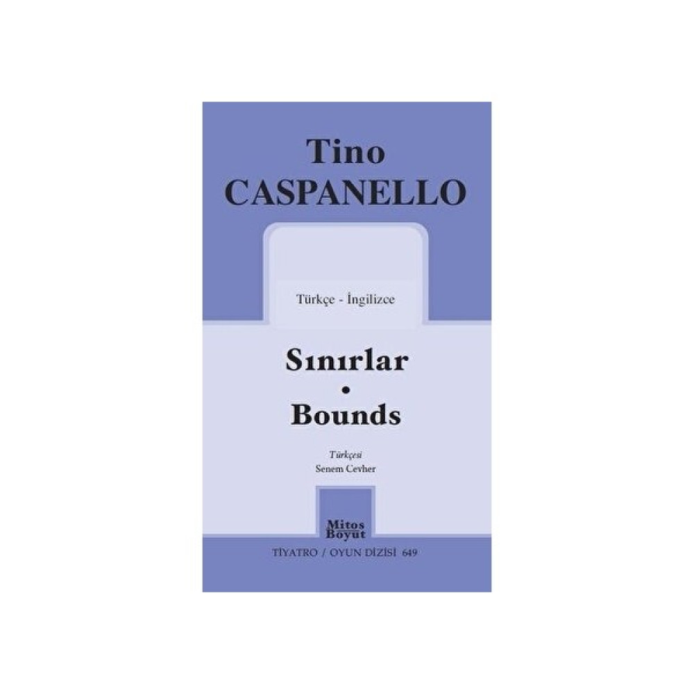 Sınırlar - Bounds - Tino Caspanello Kitaplar Fiyatı