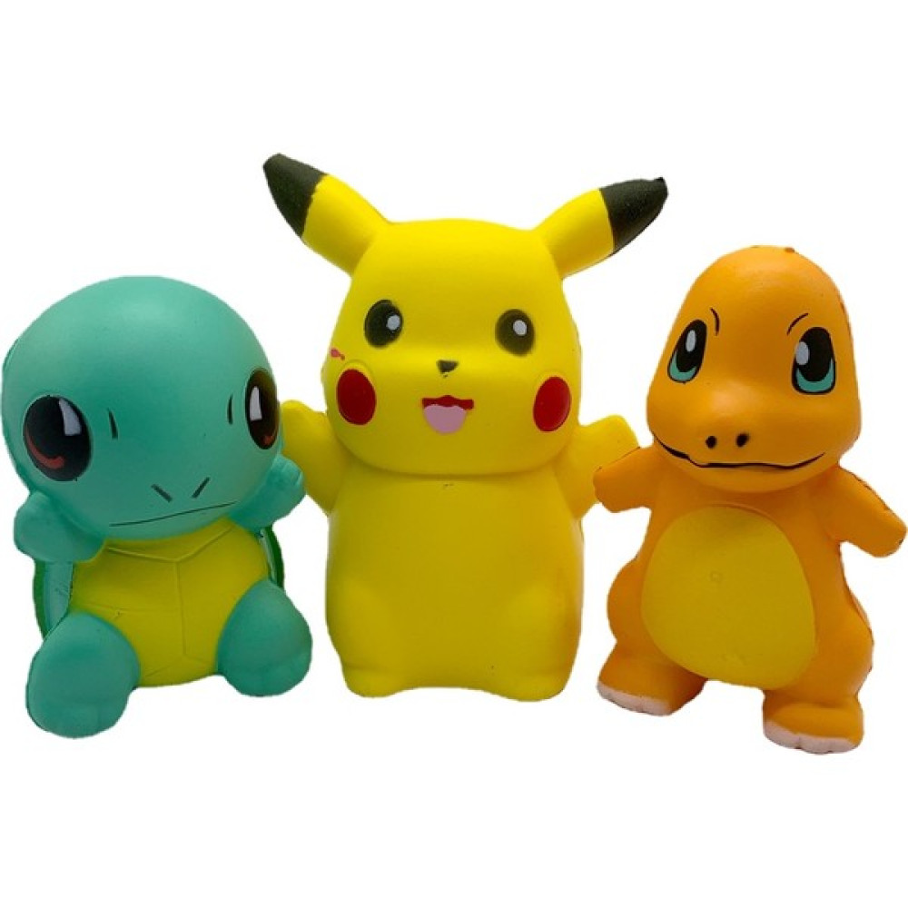 Sinley 3pcs Pokemon Pikachu Squishy Anti Stres Kıpır Kıpır Oyuncaklar Hediye (Yurt Dışından) - Renkli Oyuncak Fiyatı