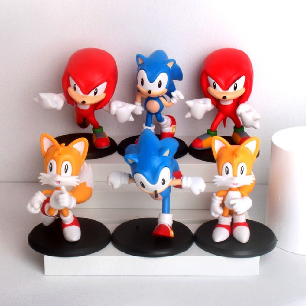 Sinley 6'lı Anime Sonic Oyun Bebek Oyuncak Kek Modeli Süsleme (Yurt Dışından) Oyuncak Fiyatı