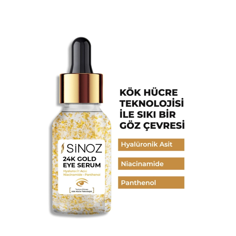 SİNOZ Göz Çevresi Leke Ve Bakım 24k Altın Serumu 10ml. Göz Kremi Fiyatı