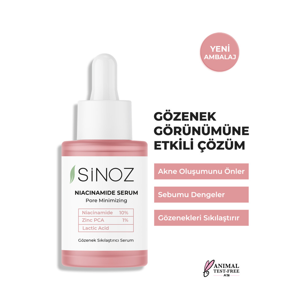 SİNOZ Gözenek Sıkılaştırıcı Sebum Dengeleyici Sivilce Karşıtı Serum Niacinamide 10% + Zinc Pca 1% 30 Ml Cilt ve Yüz Bakımı Fiyatı