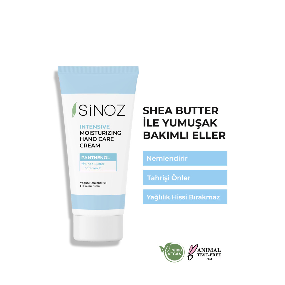 SİNOZ Vitamin E Panthenol Içeren Yoğun Nemlendirici El Bakım Kremi 50 ml El Bakımı Fiyatı
