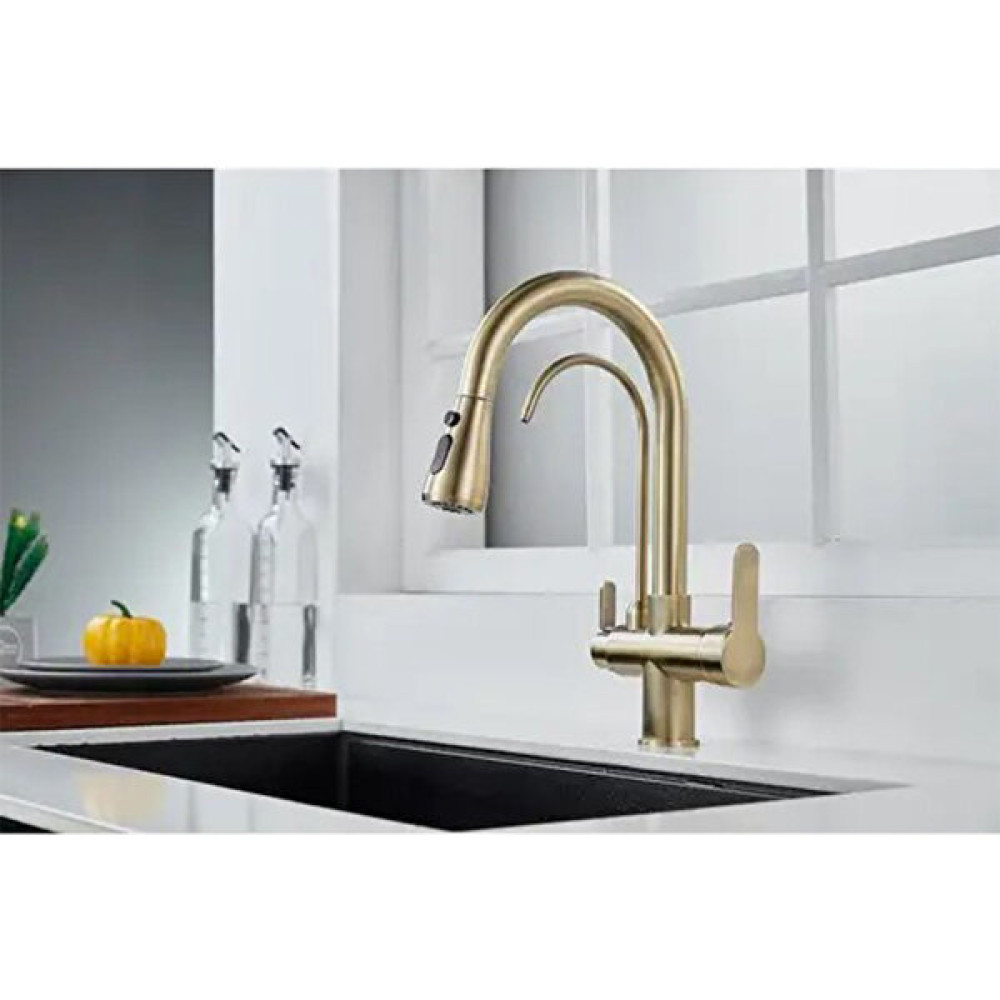 Sipahi Marble Antik Arıtmalı Spiralli Eviye Bataryası Bataryalar & Musluklar Fiyatı