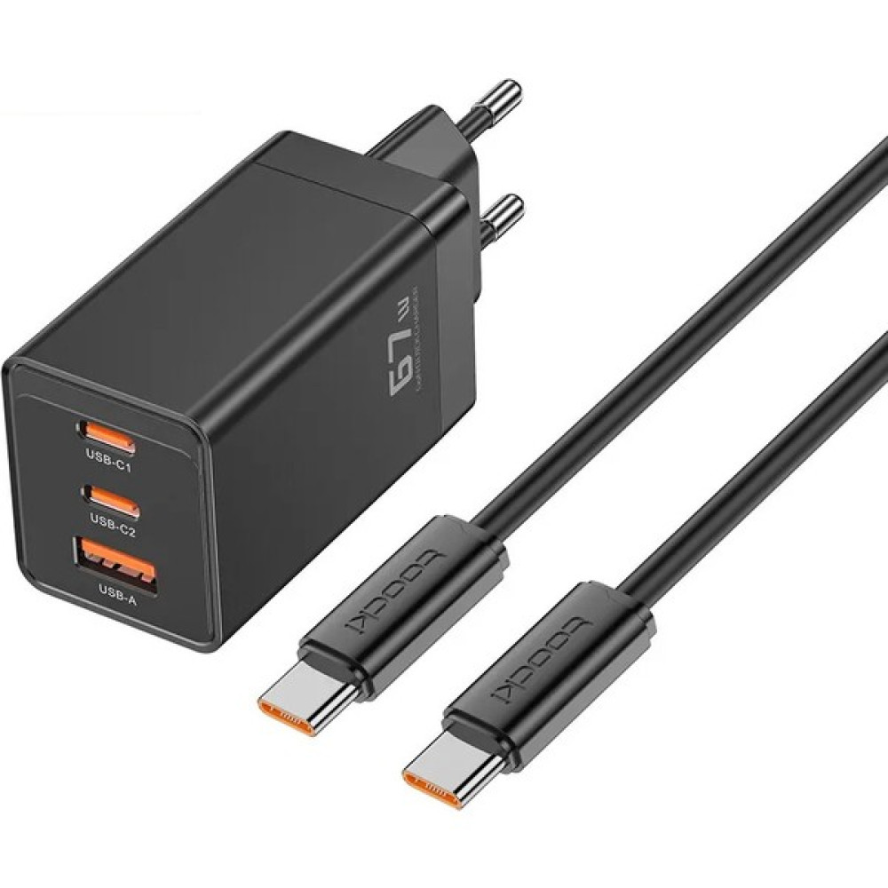 Sipariş Vakti Toocki 67W Gan Şarj Hızlı Şarj Telefon Tablet Macbook Pro Şarj Aleti 100W Type C Şarj Kablosu 1m Cep Telefonu Şarj Cihazı Fiyatı