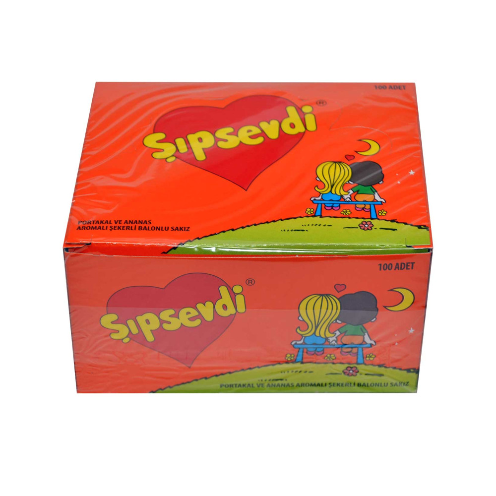 Şıpsevdi Sakız 100'lü Paket Portakal & Ananas Aromalı Şekerleme Sakız Fiyatı
