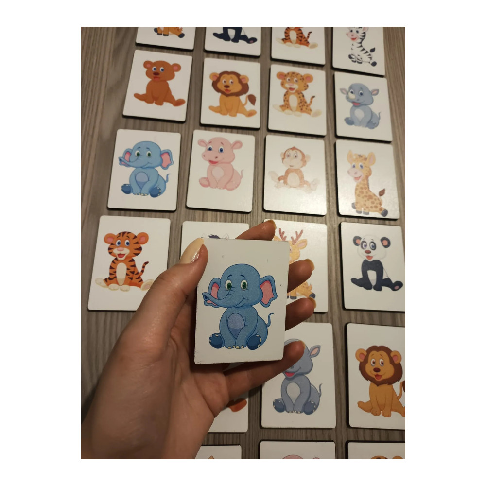 Sipylum Ahşap Zeka Kartları Eşleştirme Oyunu Ahşap PuzzleOyuncak (Sevimli Hayvanlar) Eğitici Oyuncak Fiyatı