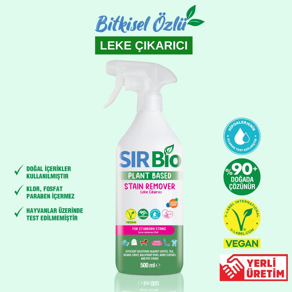 Sır Bio Bitkisel Özlü Leke Çıkarıcı Güçlü Formül 500 ml Çamaşır Yıkama Fiyatı