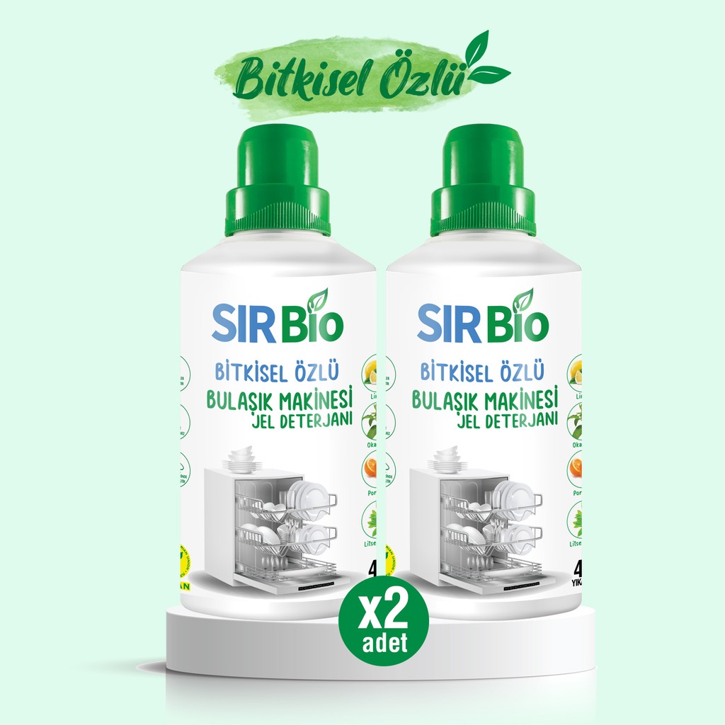 Sır Bio Bulaşık Makine Deterjanı 1000 ml 2'li Diğer Fiyatı