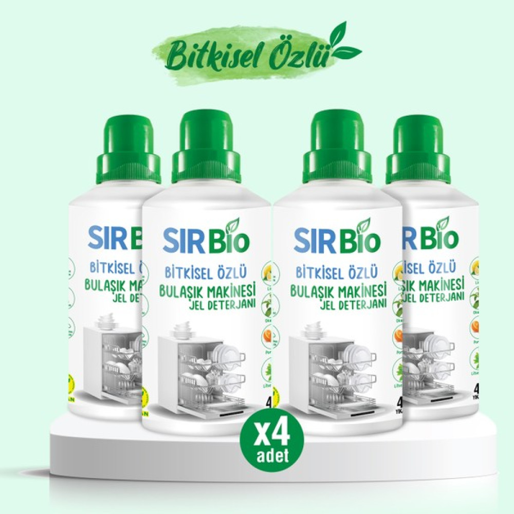 Sır Bio Bulaşık Makine Deterjanı 1000 ml 4'lü Bulaşık Yıkama Fiyatı