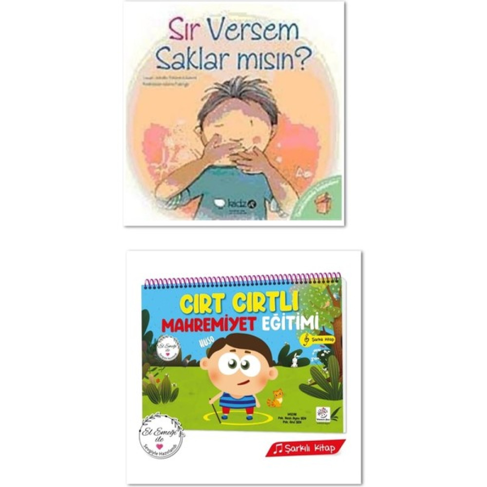 Sır Versem Saklar mısın? - Cırt Cırtlı Mahremiyet Eğitimi 2'li Set Çocuk Masal Fiyatı