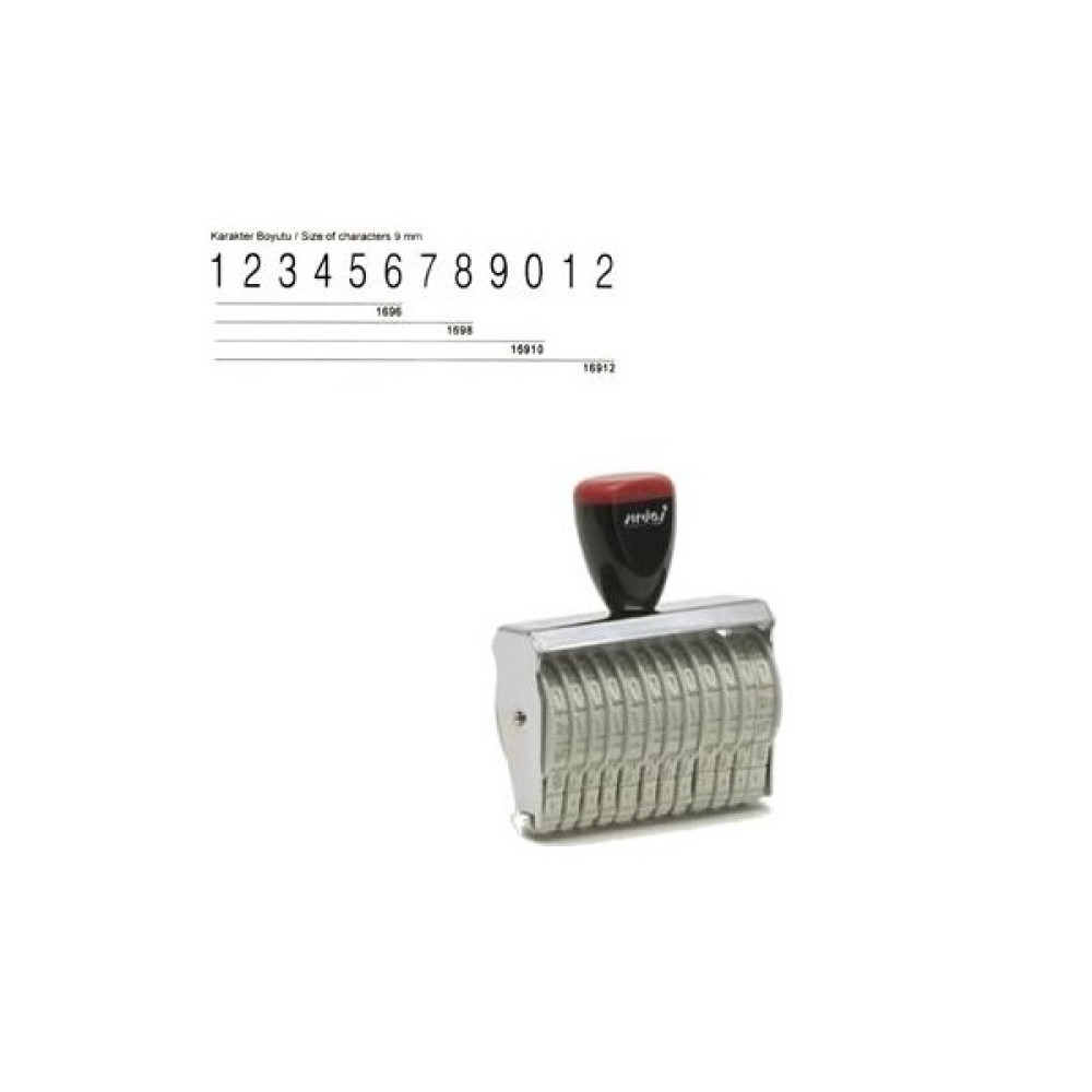 Sırdaş 15910 9Mm 10 Hane Numaratör Ofis Malzemeleri Fiyatı