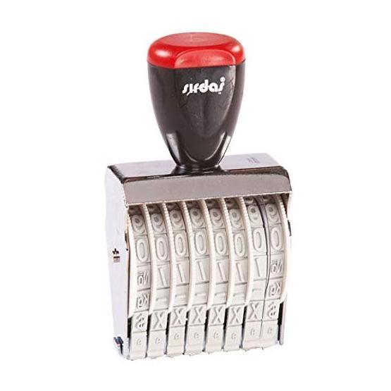 Sırdaş 1598 9 mm 8 Haneli Numaratör