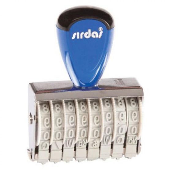 Sırdaş 1658 5 mm 8 Haneli Numaratör