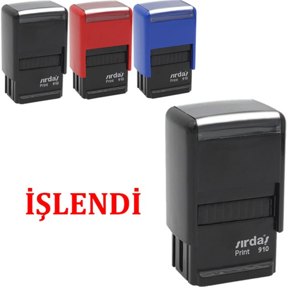 Sırdaş 910 Hazır Kaşe ( Işlendi ) Kırmızı Mürekkep Kase Fiyatı
